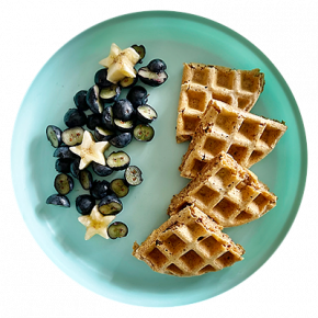 Vegan Whole Wheat Waffles