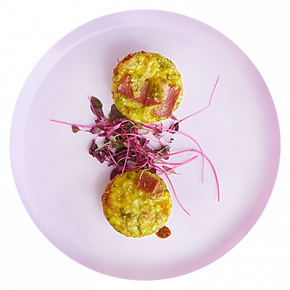 Copitas de Huevo, Brócoli Y Queso