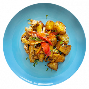 Baked Chicken And Veggies