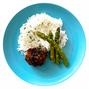 Spinach Lamb Patties