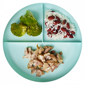 Chicken With Rice, Beans And Veggies (no salt)