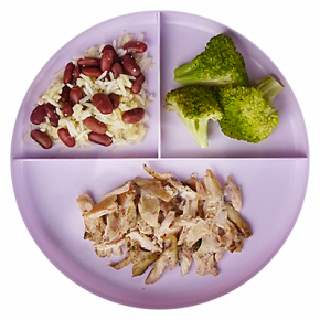 Chicken With Rice, Beans And Veggies