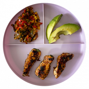 Baby Chicken fajitas