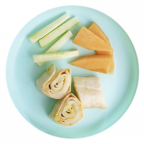 Rollitos de pavo y queso