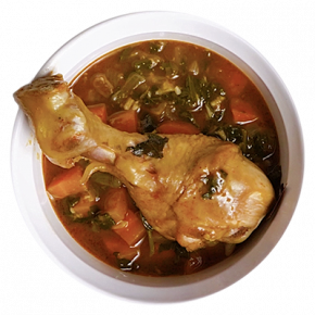 Pollo al curry para bebé