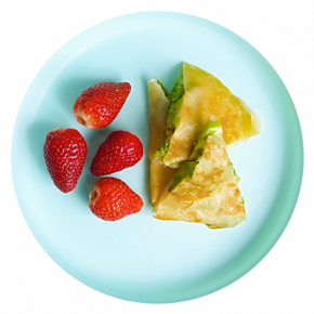 Quesadillas veganas de brócoli