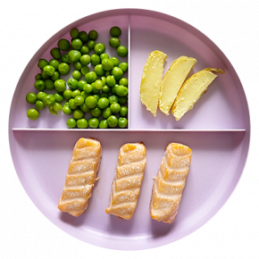 Simple salmon and veggies