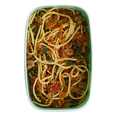 Pasta Bolognese With Veggies 