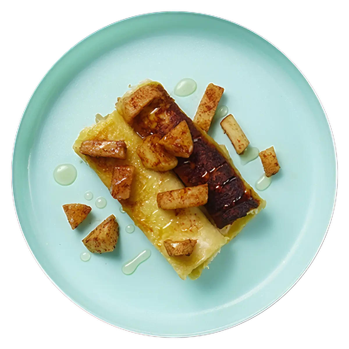 Enrollados de Pan francés con Manzana Y Canela