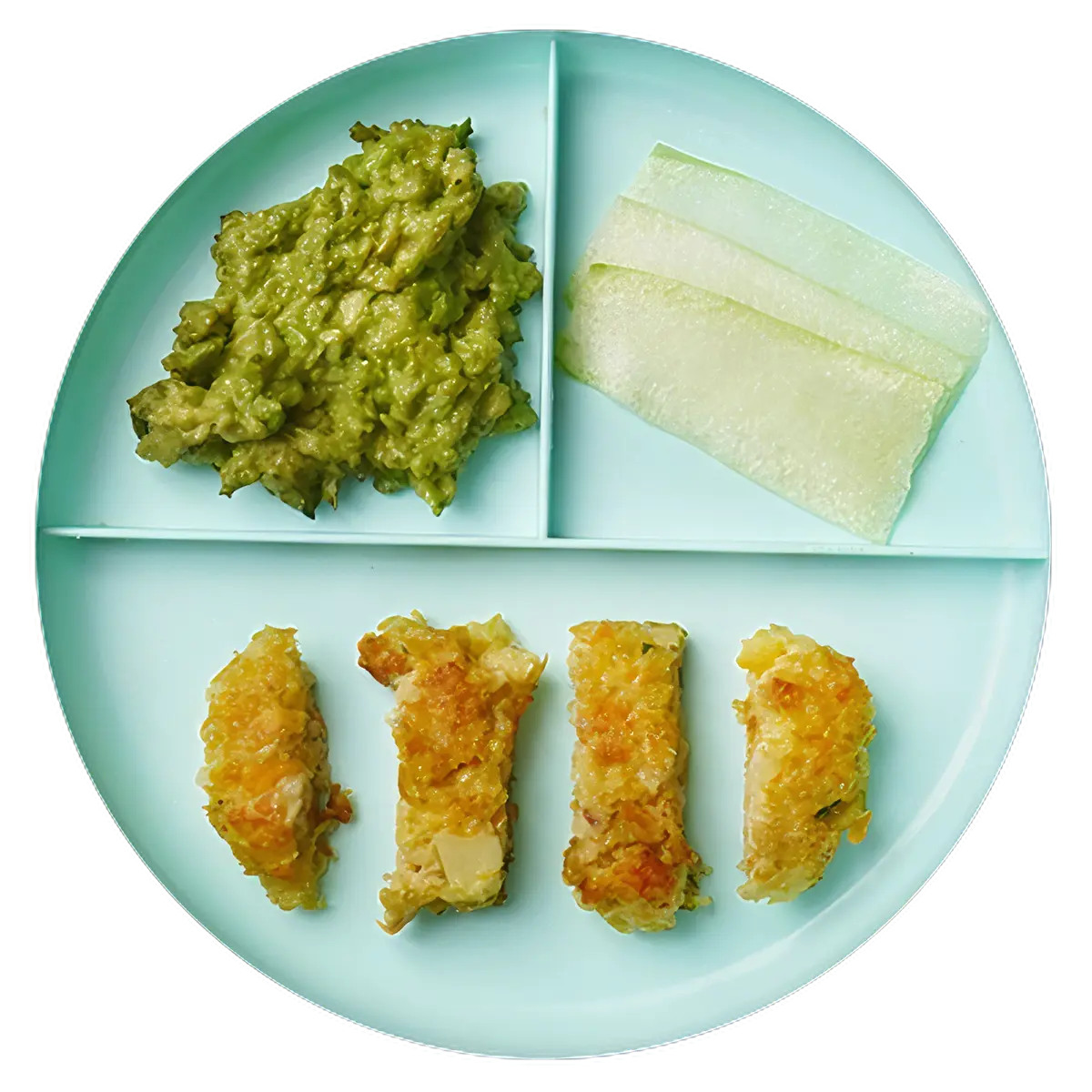 Baby cod and vegetable fish patties