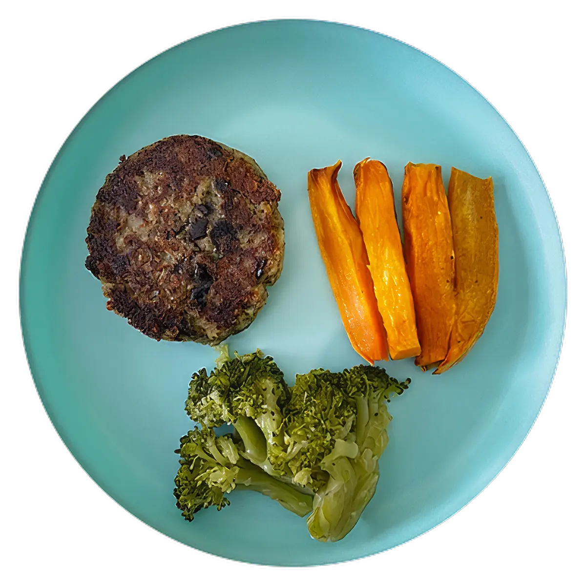 Tortitas de lenteja y berenjena para bebes