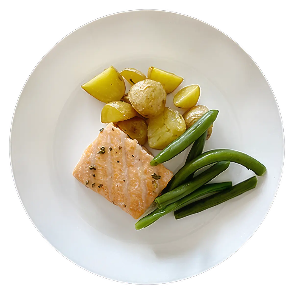 Baked Salmon And Veggies