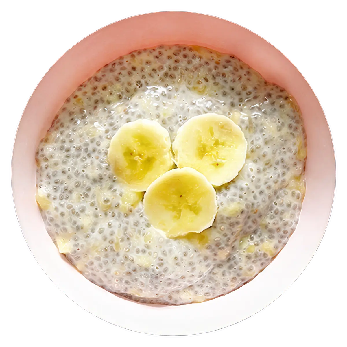Banana chia pudding