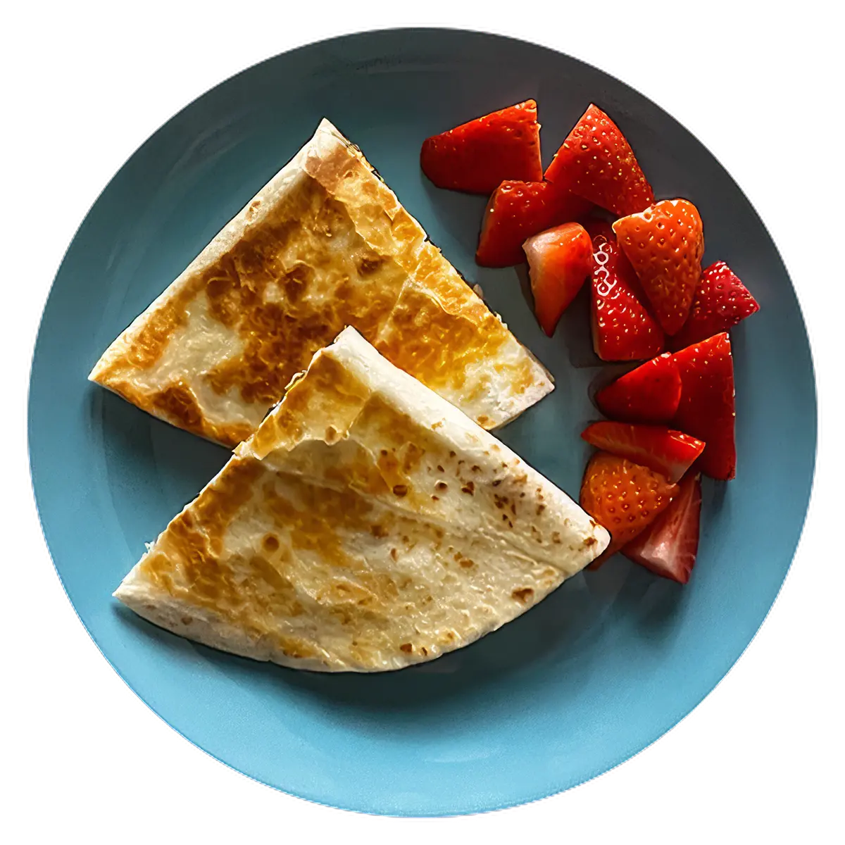 Quesadillas De Frijoles Negros Con aguacate