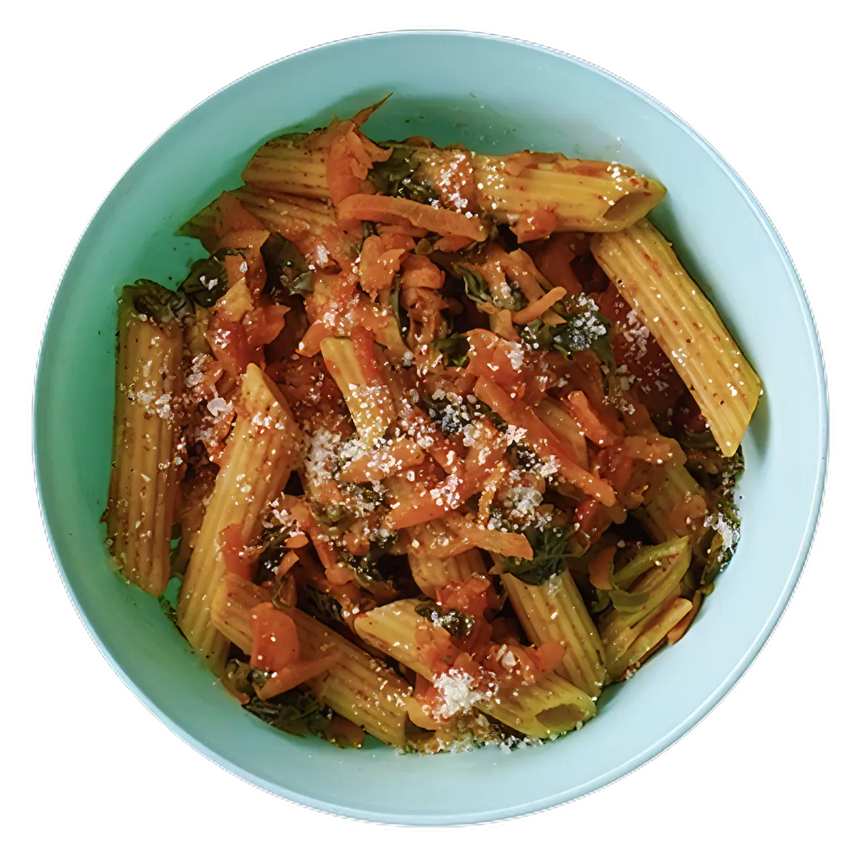 Chickpea veggie pasta