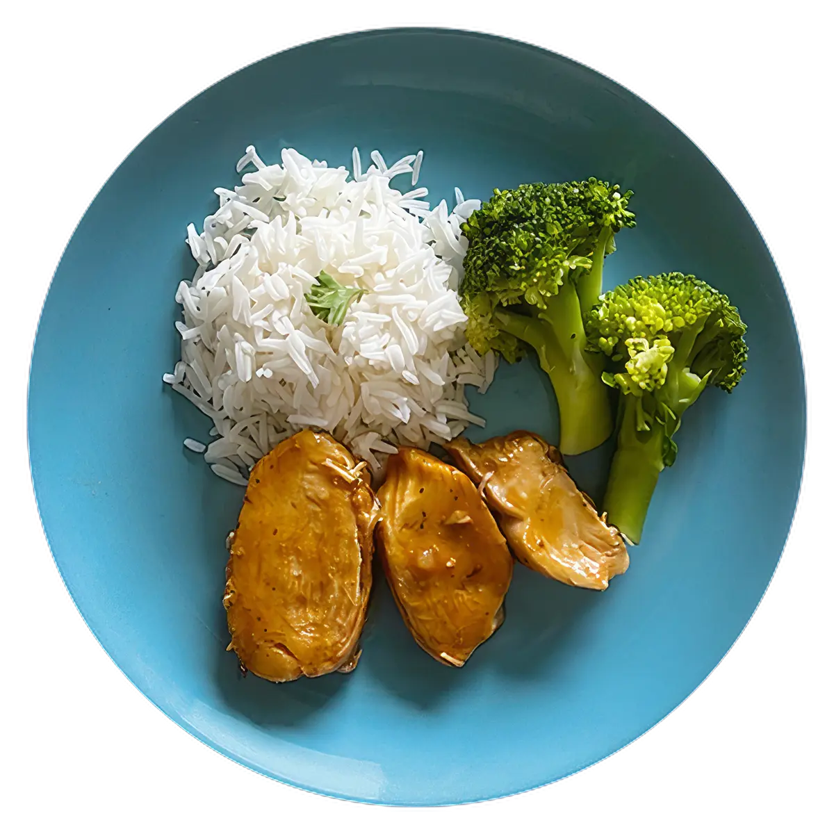 Pollo glaseado en miel