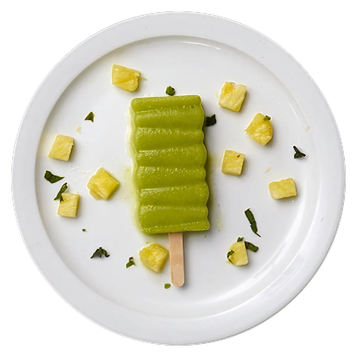 Orange Spinach Popsicle