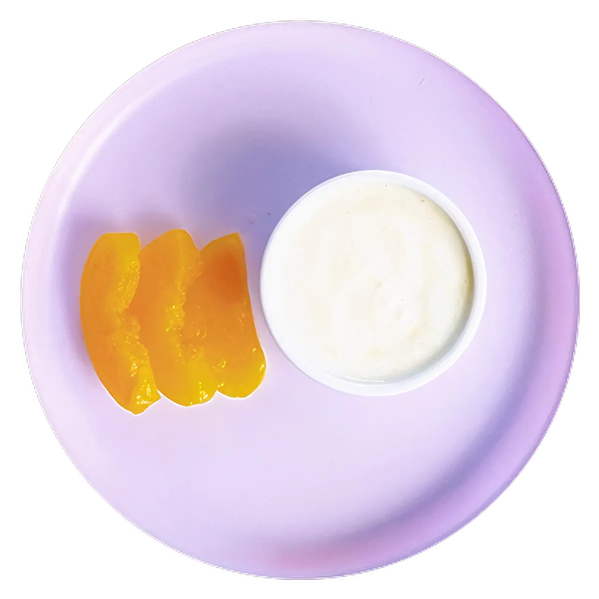 Peach yogurt