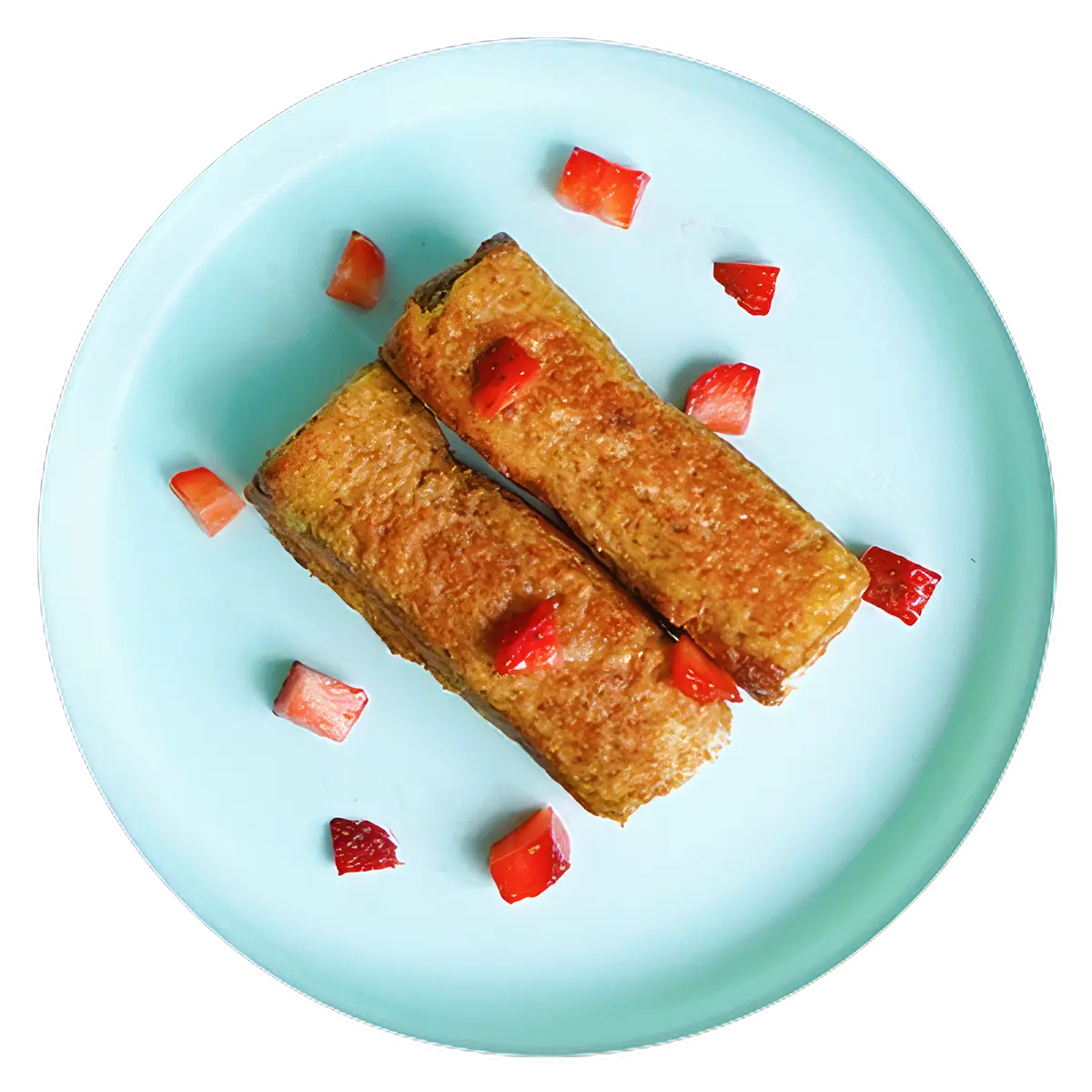 Enrolladitos de maní y banano