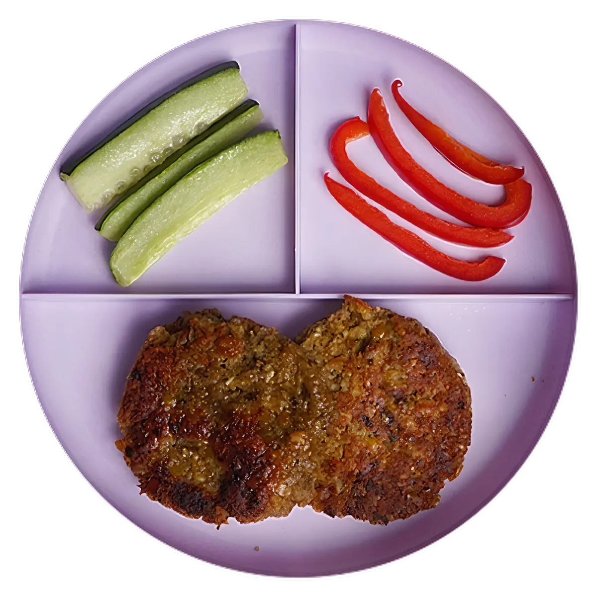 Red Lentil Eggplant Patties