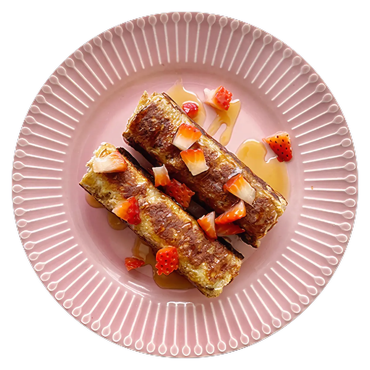 Strawberry French Toast Rollups