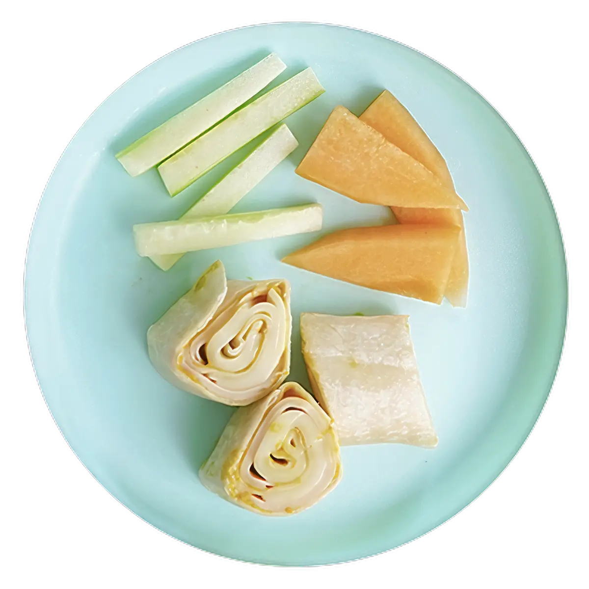 Rollitos de pavo y queso